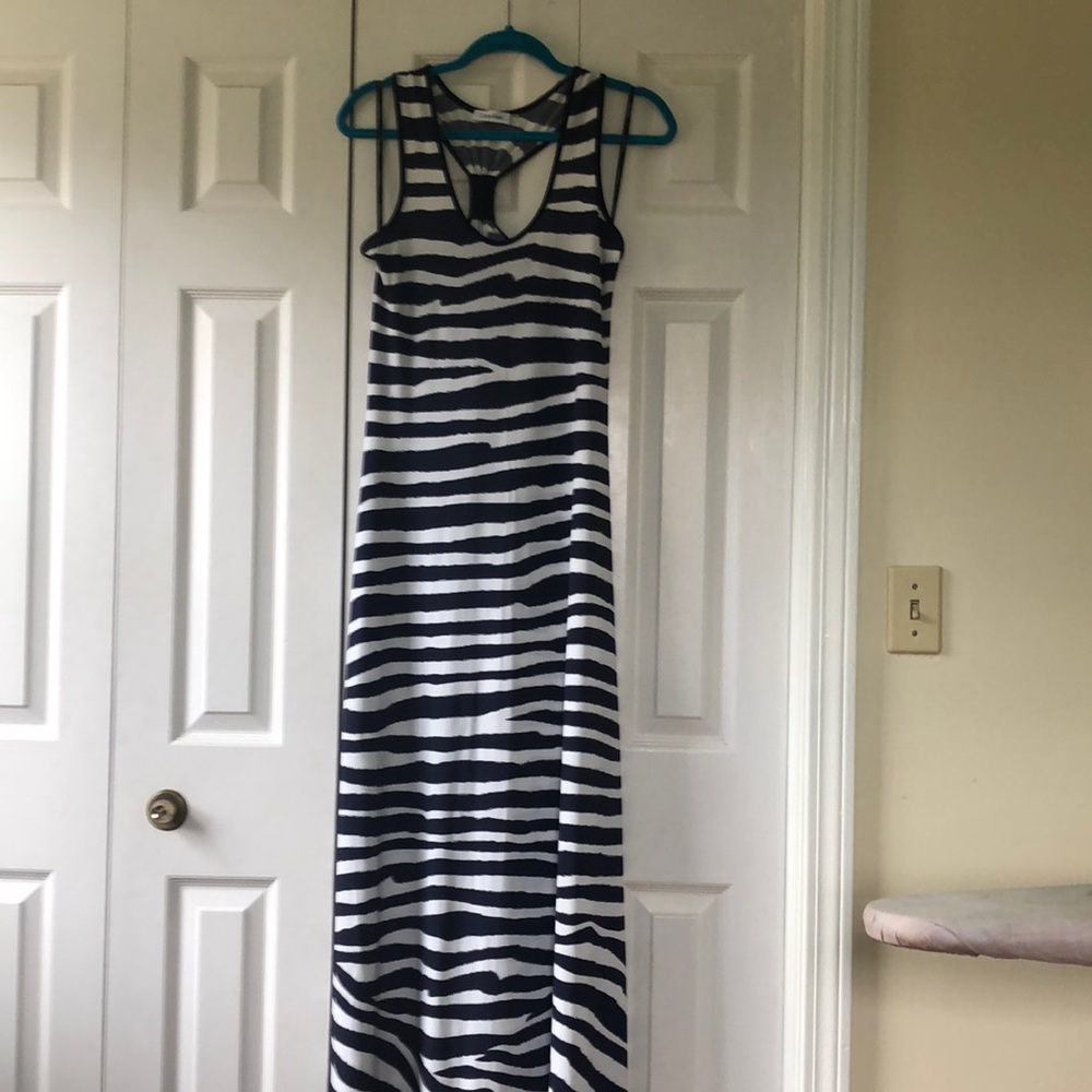 Calvin Klein racer back maxi dress. Worn once.